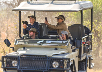 Game drives let us get up close and personal to the magical wildlife Botswana has to offer